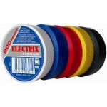 Electrical insulation tape self-adhesive PVC frost-resistant 0,18x19mm/18m use -18°C to  105°C, black