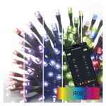 GoSmart LED-Weihnachtskette, 8 m, innen und außen, RGB, Programme, Timer, Wi-Fi