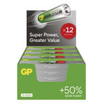 GP Super AAA Alkaline-Batterien (LR03), 288 Stück, Display-Box
