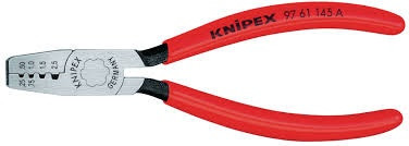 9761145A KNIPEX lisovací kleště na dutinky, průřez 0,25-2,5mm2, economy