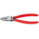 9771180 KNIPEX crimping pliers for hollows, cross-section 0,25-16mm2, handles PVC coated