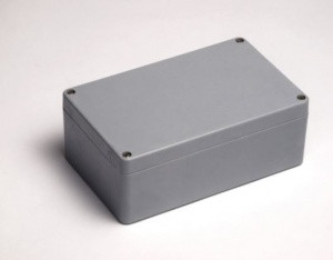 Polyesterová rozv. skříň se skelnými vlákny 110x75x55mm, RAL 7000, IP 66