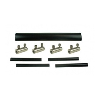 Universal cable set Al 3x240   1x120mm2 with screw connectors with tear screws