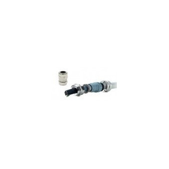 EMC cable gland for shielded cables, thread M12x1,5, length 12 mm, clamping range 4-8 mm