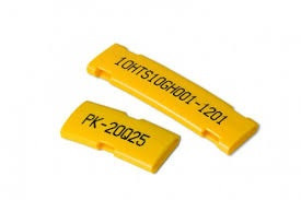 Jednoznakové návlečky na nosič PK+20004AV40.H - pís.H, 100 ks, (5,0-6,5 mm)