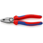 0302180 KNIPEX Kombizange, Zwei-Komponenten-Griffe, Länge 180mm