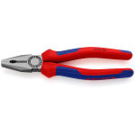 0302200 KNIPEX Kombizange, Zwei-Komponenten-Griffe, Länge 200mm