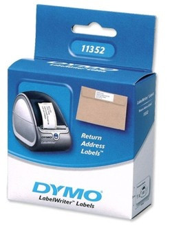 11352 DYMO multifunkční štítky papírové 25x54mm, bílé (balení 500ks etiket)
