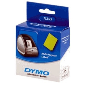 11355 Wielofunkcyjne etykiety papierowe DYMO 19x51mm, białe (opakowanie 500 etykiet)