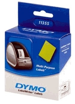 11355 Multifunkčné papierové štítky DYMO 19x51 mm, biele (balenie 500 štítkov)