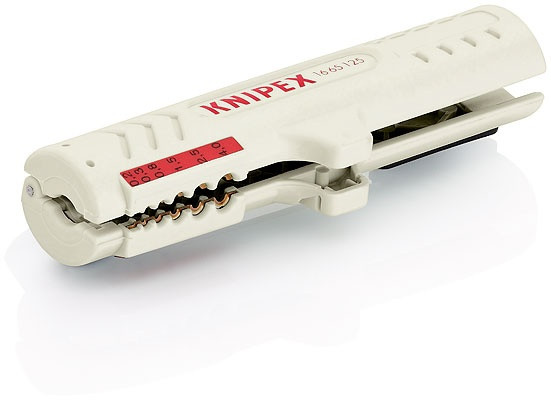 1665125 KNIPEX nůž odplášťovací na datové kabely CAT 5, CAT 6, CAT 7 kroucené páry (UTP/STP)