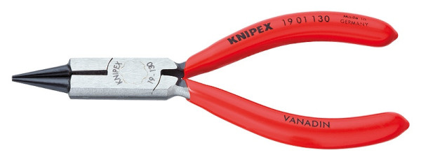 1901130 KNIPEX fine round nose pliers with splitting, length 130mm