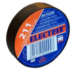 Electrical insulating tape, self-adhesive PVC, size 0,13x15mm/10m, use  10°C to  85°C, brown