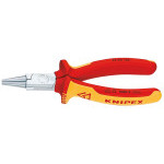 2206160 KNIPEX round nose pliers up to 1000V, two-component handles, length 160mm