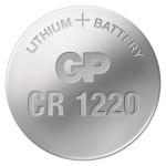 GP CR1220 lithium button cell battery