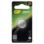 GP CR2016 lithium button cell battery