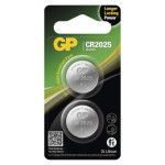 GP CR2025 lithium button cell battery