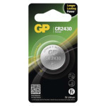GP CR2430 lithium button cell battery