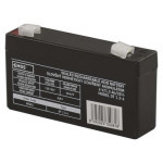 Maintenance-free lead-acid battery 6 V/1.3 Ah, faston 4.7 mm
