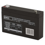 Wartungsfreie Blei-Säure-Batterie 6 V/7 Ah, Faston 4,7 mm