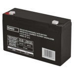 Maintenance-free lead-acid battery 6 V/12 Ah, faston 4.7 mm