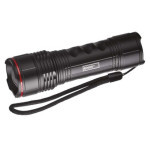 Metal LED flashlight, 500 lm, 4× AAA, FOKUS