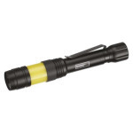 360° COB LED flashlight metal, 270 lm, 2× AA