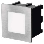 LED orientation recessed luminaire AMAL 80×80 1,5W neutr. white,IP65
