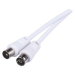 Antenna coaxial cable shielded 15m - straight fork