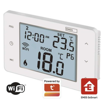 Programowalny pokojowy przewodowy termostat WiFi GoSmart P56201