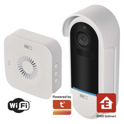 Bezprzewodowy, zasilany bateryjnie wideodomofon GoSmart Home IP-15S z Wi-Fi