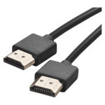 HDMI 2.0 high speed ethernet cable A forl.-A forl. slim 1.5m