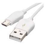 USB-A 2.0 / micro USB-B 2.0, Quick Charge, 1 m, white