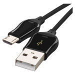 USB-A 2.0 / micro USB-B 2.0, Quick Charge, 1 m, black