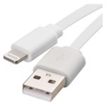 USB-A 2.0 / Lightning MFi Lade- und Datenkabel, 1 m, weiß