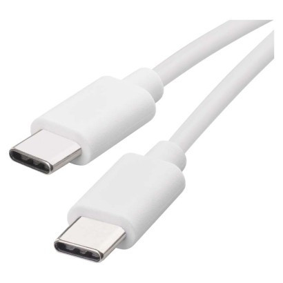 USB-C 2.0 / USB-C 2.0 Lade- und Datenkabel, 1 m, weiß