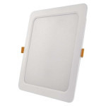 LED recessed luminaire RUBIC, square, 24W neutral white