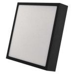 LED luminaire NEXXO, square, black, 21W, with CCT change