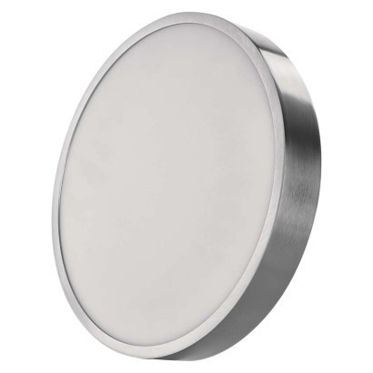 LED luminaire NEXXO, round, silver, 28,5W, with CCT change