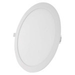 LED recessed luminaire NEXXO, round, white, 25W, warm white