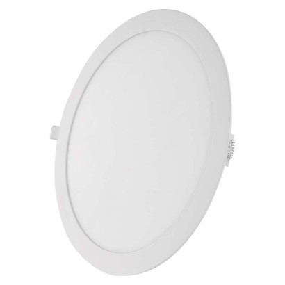 LED recessed luminaire NEXXO, round, white, 25W, warm white