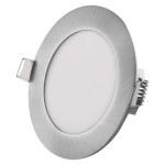 LED-Einbauleuchte NEXXO, rund, silber, 7W, mit CCT-Veränderung