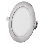 LED recessed luminaire NEXXO, round, silver, 12,5W, with CCT change