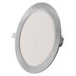 LED vstavané svietidlo NEXXO, okrúhle, strieborné, 18 W, so zmenou CCT