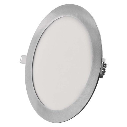 LED-Einbauleuchte NEXXO, rund, silber, 18W, mit CCT-Wechsel