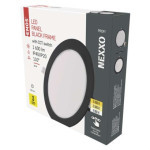 LED recessed luminaire NEXXO, circular, black, 18W, with CCT change