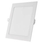 LED vstavané svietidlo NEXXO, štvorcové, biele, 18 W, teplá biela