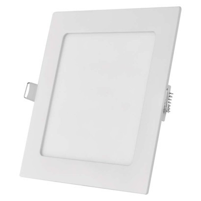 LED recessed luminaire NEXXO, square, white, 18W, neutral white