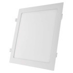 LED recessed luminaire NEXXO, square, white, 25W, warm white