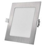 LED-Einbauleuchte NEXXO, quadratisch, silber, 12,5W, mit CCT-Veränderung